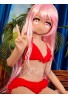ITYDOLL TPE Cute Anime Doll 135cm AA Cup Slim Aotume 98 Head 