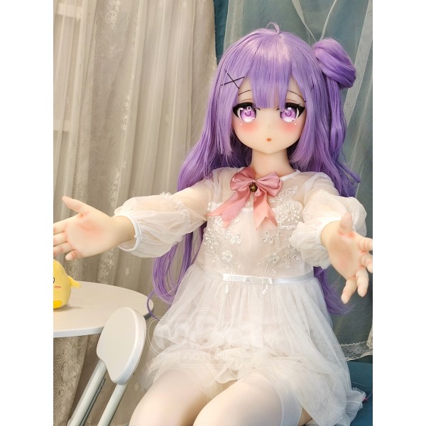 ITYDOLL Full Silicone Slender Type Anime Sex Doll Aotume Unicorn 135cm AA Cup