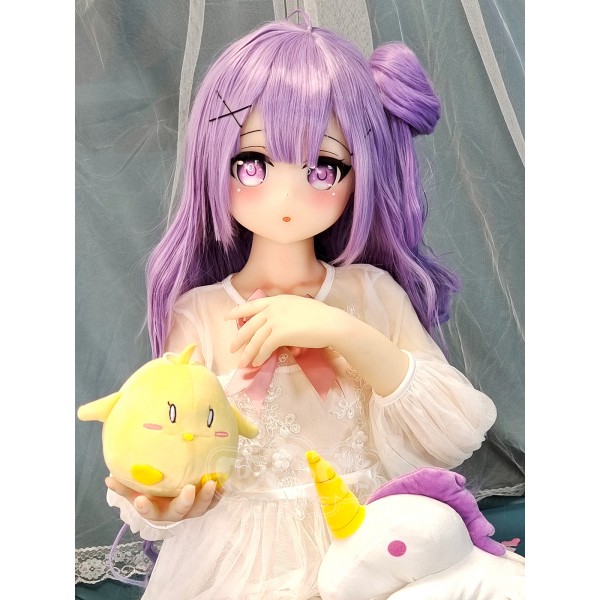 ITYDOLL Full Silicone Slender Type Anime Sex Doll Aotume Unicorn 135cm AA Cup