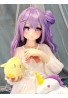 ITYDOLL Full Silicone Slender Type Anime Sex Doll Aotume Unicorn 135cm AA Cup