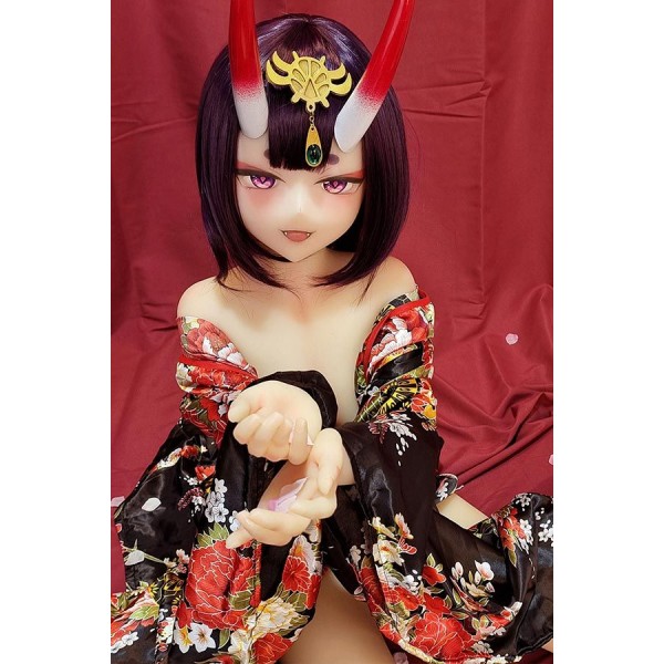 Japanese Anime Heroine sex doll 145cm B Cup Aaotume-85 Silicone Head + TPE Body