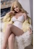 Silicone blonde glamor sex doll FANREAL-Maria 155CM F cup