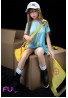 ITYDOLL TPE cute sex doll 148cm B cup J008 head eyebrows and eyelashes flocked