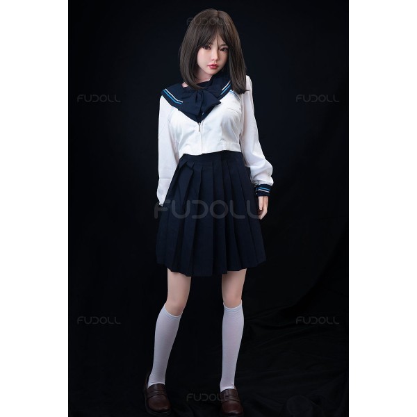 ITYDOLL Japanese JK sex doll Riho 148cm D cup J007 Head Silicone head + TPE body