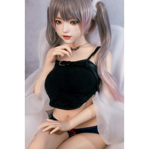 Super realistic silicone sex doll FUDOLL 148cm D cup #40 head with eyebrows and eyelashes implanted Made