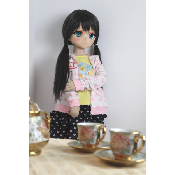 Popular anime sex doll Guavadoll DM02 132cm AA cup Normal skin Vinyl (PVC) head + TPE body