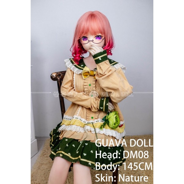 Chocolat Anime Sex Doll Guavadoll DM08 Head 150cm D cup Joint M16 Natural skin color Vinyl (PVC) head + TPE body