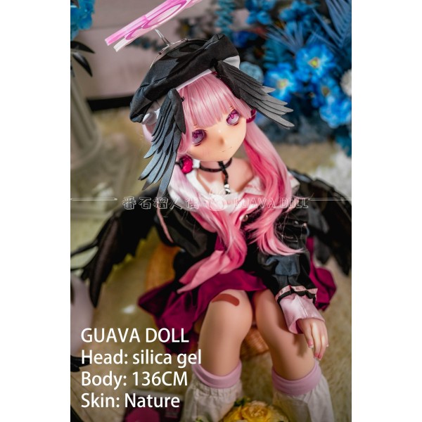 Summer popular anime sex doll Guavadoll Koharu 136cm AA cup vinyl PVC head + TPE body hand-drawn makeup