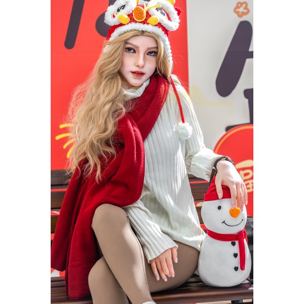 Luxurious festive silicone breasts sex doll Irontechdoll-Vivian 163cm A cup S31 head 