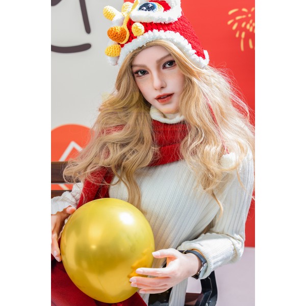 Luxurious festive silicone breasts sex doll Irontechdoll-Vivian 163cm A cup S31 head 