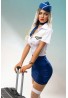 Flight attendant uniform sex doll Irontechdoll-Molly Silicone 169cm B cup S44 head