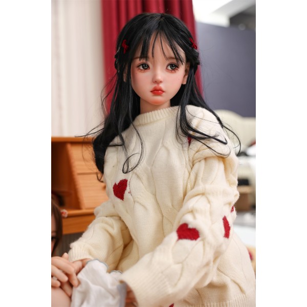 Latest full silicone angel moe sex doll JY-Kissho 123cm B cup with costume