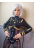 Beautiful silver hair real sex doll Jiusheng Aki 168cm C cup full silicone