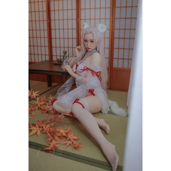 Jiusheng Yume 152cm E cup ROS white skin color full silicone sex doll