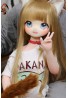 Protagonist strongest anime sex doll MOZU - Huang Dou Fox 115cm A cup soft vinyl head With Costume