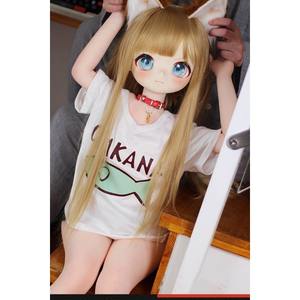 Protagonist strongest anime sex doll MOZU - Huang Dou Fox 115cm A cup soft vinyl head With Costume