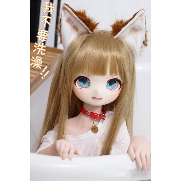 Protagonist strongest anime sex doll MOZU - Huang Dou Fox 115cm A cup soft vinyl head With Costume