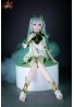 Big breasts anime sex doll MOZU-jinghua 120cm E-cup silicone head + TPE body with costume
