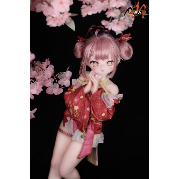 Cute Anime sex doll Eibintofu 85cm Comes with the costume in a promotional image