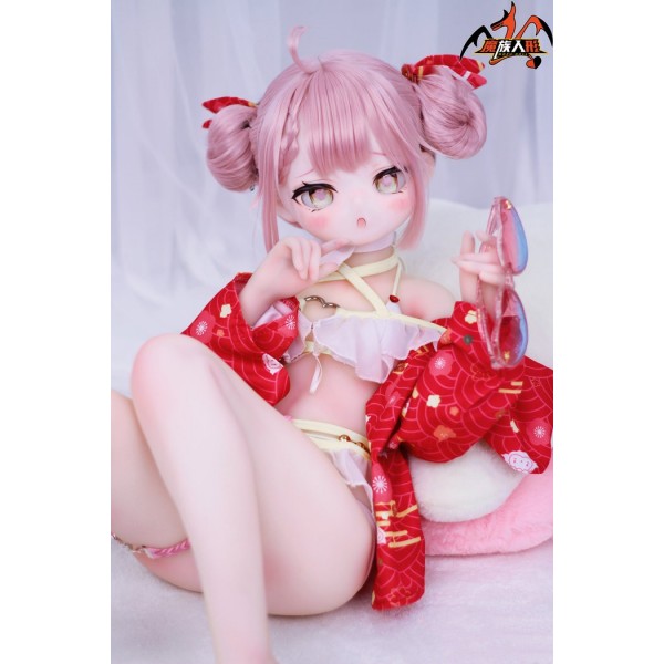 Cute Anime sex doll Eibintofu 85cm Comes with the costume in a promotional image