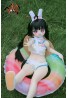 Popular cute anime sex doll MOZU-Hanen 85cm Soft vinyl head TPE body with costume