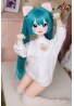 Cute and naughty anime sex doll MOZU-Kone 85cm vinyl head TPE body With Costume