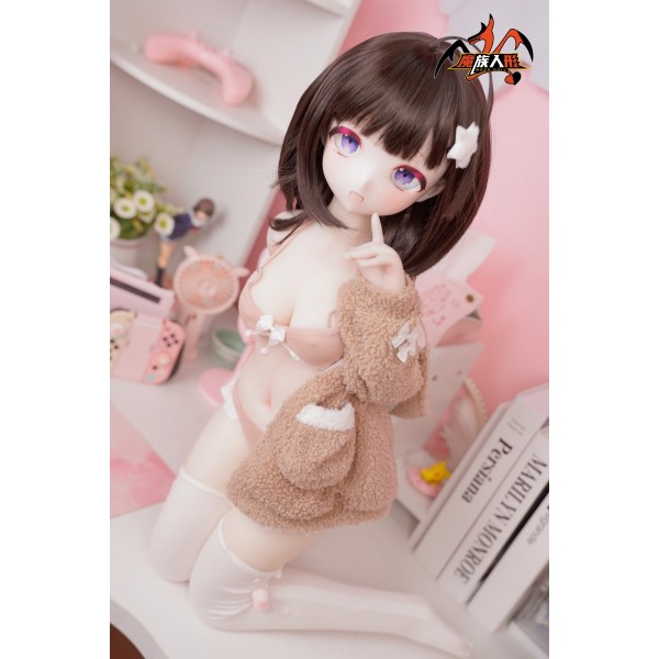 Japan anime sex doll MOZU Meiya 85cm Soft vinyl head TPE body with costume