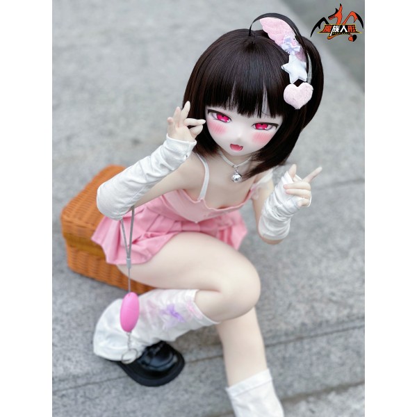 Cartoon anime sex doll MOZU-Miya 85cm soft vinyl head + TPE body with costume