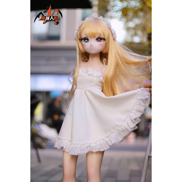 Cosplay anime sex doll MOZU-Shizuka 85cm soft vinyl head TPE body with costume