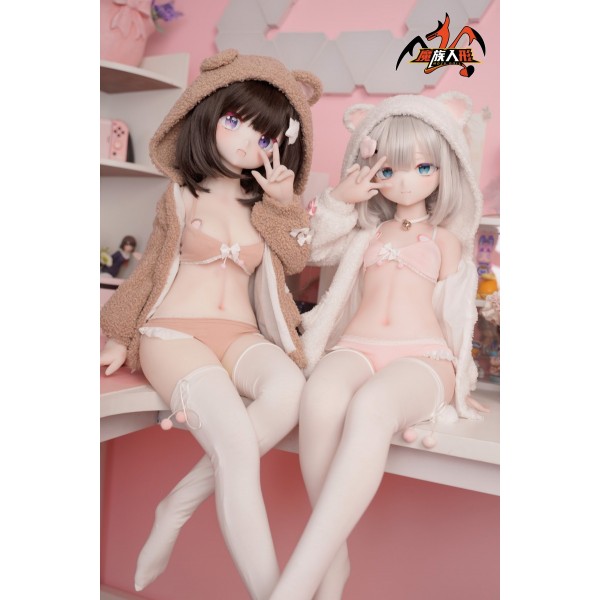 MOZU Anime Sex Doll 85cm Suzume Soft Vinyl Head TPE Body With Costume