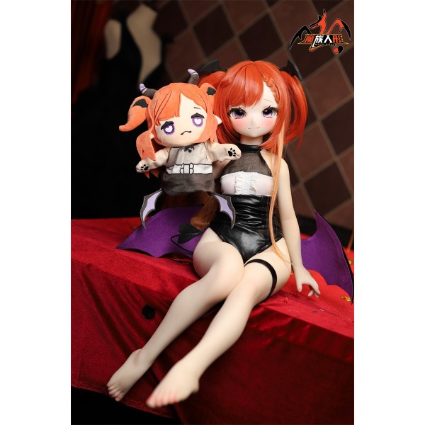 Mini anime sex doll Mozu -salixier 85cm soft vinyl head + TPE body with costume
