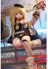 MOZU New anime sex doll Betti 130cm One hard vinyl head + one soft TPE head + TPE body +Costume