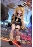 MOZU New anime sex doll Betti 130cm One hard vinyl head + one soft TPE head + TPE body +Costume