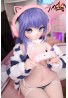 Life-size anime sex doll MOZU-Kaoru 130cm Vinyl head + TPE body With Costume