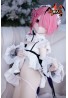 Sexy anime girls love doll MOZU Ram-chan 85cm Soft vinyl head + TPE body With Costume