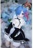 Big breasts Anime love doll MOZUDOLL- Rem 85cm Soft vinyl head + TPE body With Costume