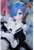 Big breasts Anime love doll MOZUDOLL- Rem 85cm Soft vinyl head + TPE body With Costume