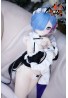 Big breasts Anime love doll MOZUDOLL- Rem 85cm Soft vinyl head + TPE body With Costume