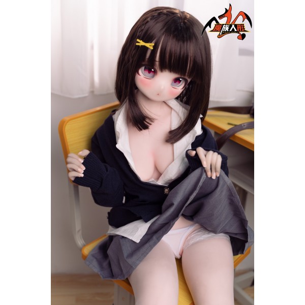 Japanese cute anime sex dolls MOZU-Rubi 130cm TPE body + soft vinyl head