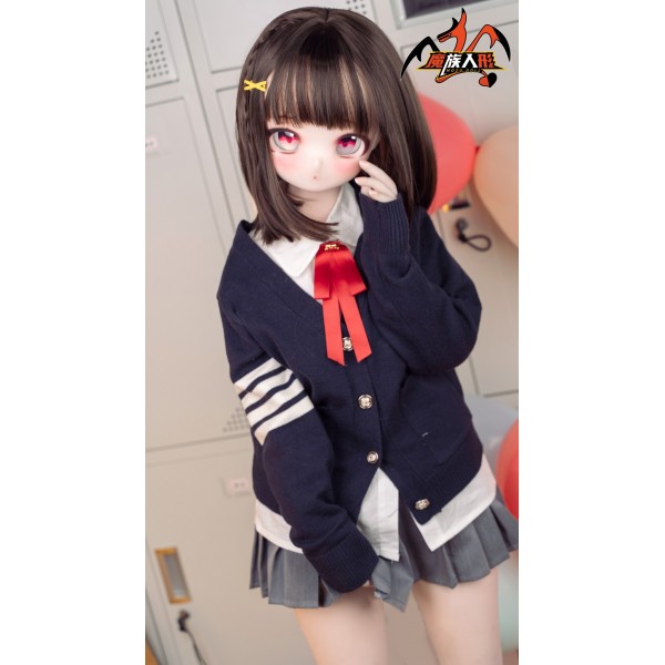 Japanese cute anime sex dolls MOZU-Rubi 130cm TPE body + soft vinyl head