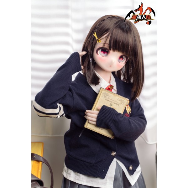 Japanese cute anime sex dolls MOZU-Rubi 130cm TPE body + soft vinyl head