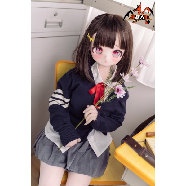 Japanese cute anime sex dolls MOZU-Rubi 130cm TPE body + soft vinyl head