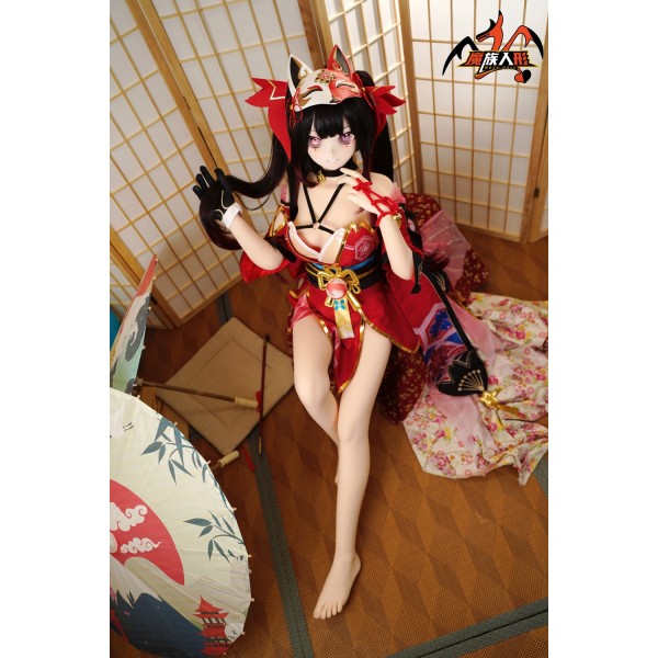 Life-size anime sex doll MOZUDOLL-Star Fire 148cm C cup silicone head + TPE body with costume