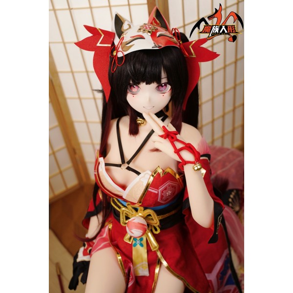 Life-size anime sex doll MOZUDOLL-Star Fire 148cm C cup silicone head + TPE body with costume
