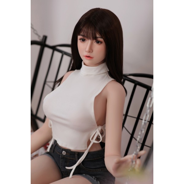 Silicone big tits sex doll Orange in #707 head 163cm E cup