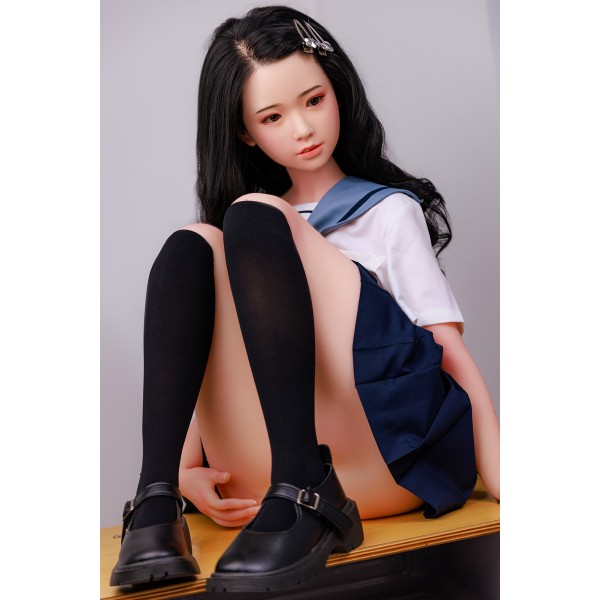 JK uniform sex doll 145cm D cup Real Girl -R112 Head TPE body + silicone head