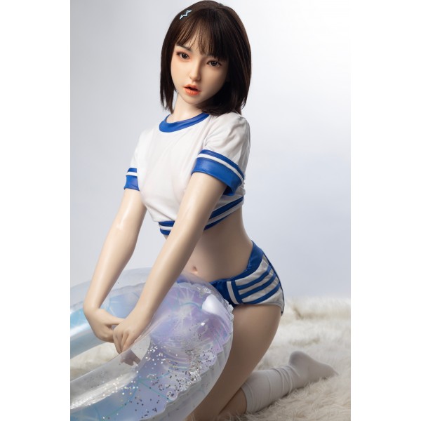 ITYDOLL Electric silicone small breasts sex doll 148cm Real-girl -D14 Head with realistic-oral-structure