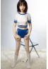 ITYDOLL Electric silicone small breasts sex doll 148cm Real-girl -D14 Head with realistic-oral-structure