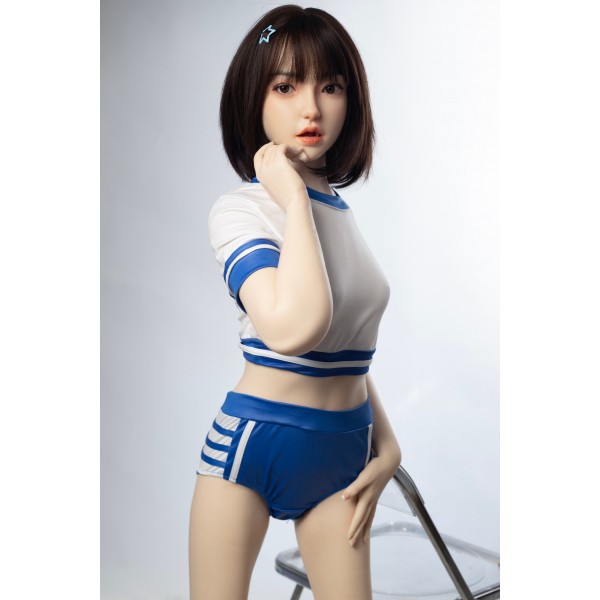 ITYDOLL Electric silicone small breasts sex doll 148cm Real-girl -D14 Head with realistic-oral-structure