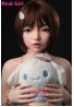 ITYDOLL Electric Masturbator sex doll 148cm Small Breasts D6 Head  whit Real Oral Mouth pussy pinch and Suction function